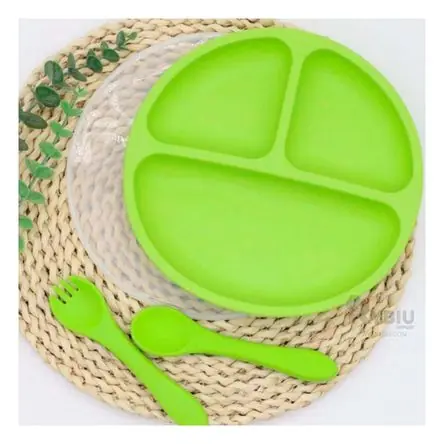 Utensilio de Alimento para Nino Verde Y+Post-it adhesivos Nuovo Arrivo